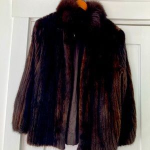 Beautiful mink coat in excellent condition.